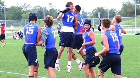 Poth uses early lead to beat Crane in the Division III 7-on-7 state championship game