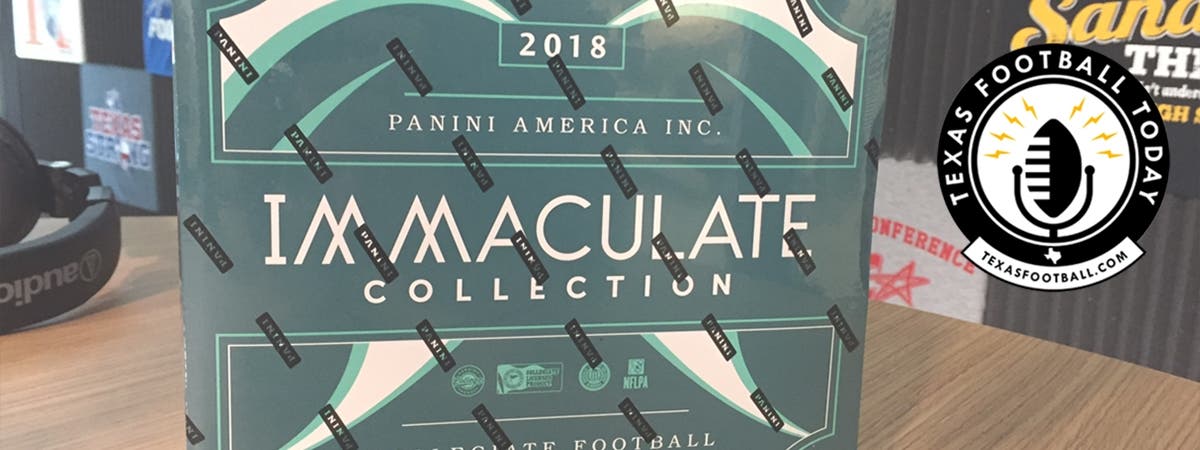 Watch: Opening a Panini America Immaculate Collection college football card set