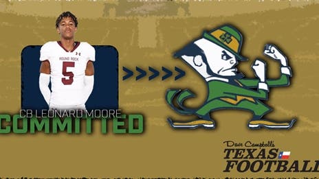 Round Rock Three-Star CB Leonard Moore Picks Notre Dame