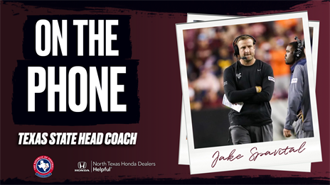 Texas State Head Coach Jake Spavital talks last week's win over App State and more