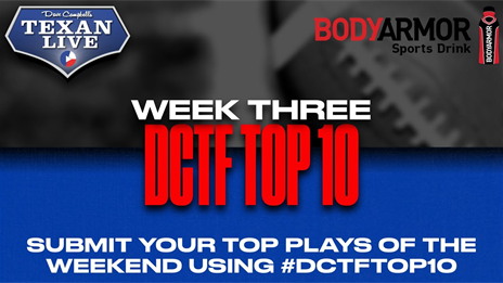 Top 10 TXHSFB Plays of the Week presented by BODYARMOR: Week 3