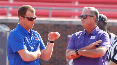 Sonny's Side Up: TCU Horned Frogs walk out of rivalry game with SMU Mustangs with Iron Skillet