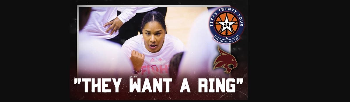 Texas 24 Podcast - Interview Series: Texas State WBB head coach Zenarae Antoine