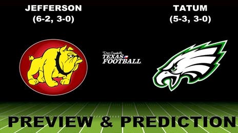 Preview & Prediction: Jefferson (6-2, 3-0) at Tatum (5-3, 3-0)