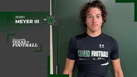 Jerry Meyer III broke the Nevada single-season passing touchdown record. This fall, his debut at Waxahachie.