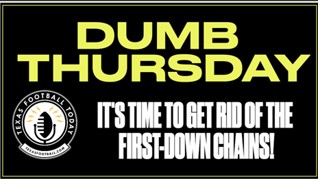 Dumb Thursday: It's time to get rid of the first-down chains!