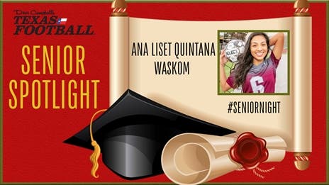 Senior Night: Waskom soccer, track-and-field, and cross country athlete Ana Liset Quintana!