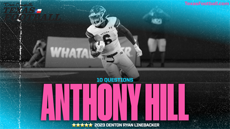 10 Questions with Denton Ryan linebacker Anthony Hill