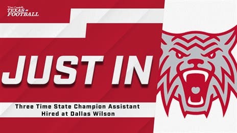 Two Time State Champion Assistant Hired at Dallas Wilson