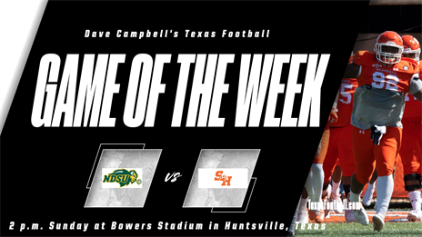 DCTF Small College Game of the Week: No. 7 North Dakota State at No. 4 Sam Houston