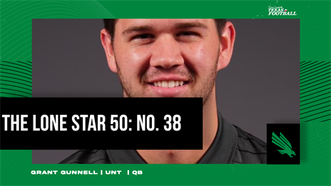 The Lone Star 50: Is No. 38 Grant Gunnell the answer to UNT's offense?
