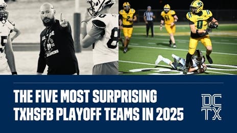 The Five Most Surprising TXHSFB Playoff Teams in 2025