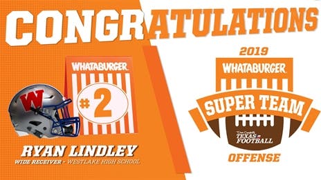 WATCH: Whataburger Super Team Presentation with Austin Westlake WR Ryan Lindley