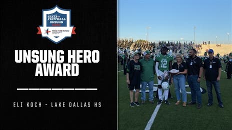 Texas Farm Bureau Insurance Unsung Hero Award Presentation: Lake Dallas High School