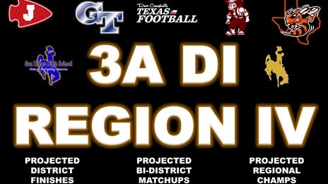 Stepp's 2023 Class 3A Division I Region IV Outlook: Projecting district finishes, bi-district matchups and regional champs!