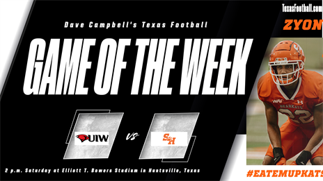 DCTF Game of the Week: No. 15 Incarnate Word at No. 1 Sam Houston