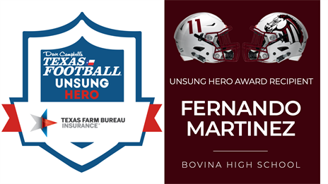 Texas Farm Bureau Insurance Unsung Hero Award Presentation: Bovina High School