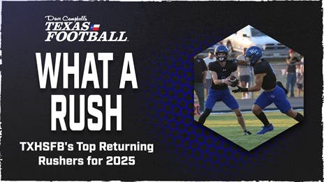 TXHSFB's Top Returning Rushers for 2025