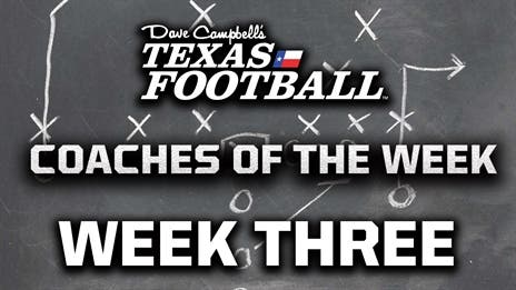 WATCH: Week 3 TXHSFB Coaches of the Week!