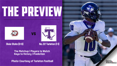 Dixie State (0-0) at No. 22 Tarleton (1-1): The Matchup, Players to Watch, Keys to Victory, Prediction