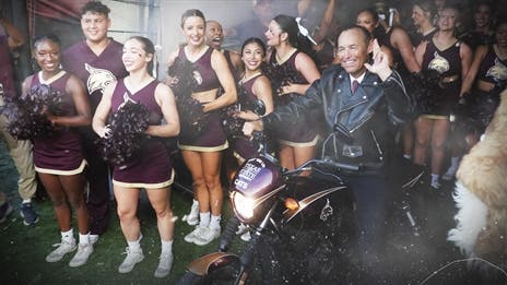 Kelly Damphousse is trying to reinvent Texas State's football reputation