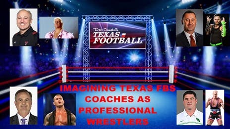 Joey McGuire as Ric Flair? Sark as Jeff Hardy? Imagining Texas FBS coaches as professional wrestlers