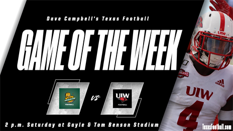 DCTF College Game of the Week: No. 17 Southeastern Louisiana (2-1) at No. 20 UIW (2-0)