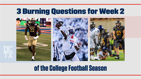 3 Questions for Week 2 of the College Football Season