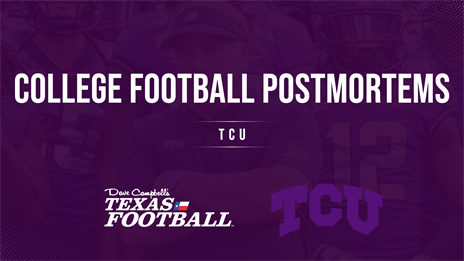 2020 College Football Postmortems: TCU Horned Frogs