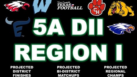 Stepp's 2024 Class 5A Division II Region I Outlook: Projecting district finishes, bi-district matchups and regional champs!