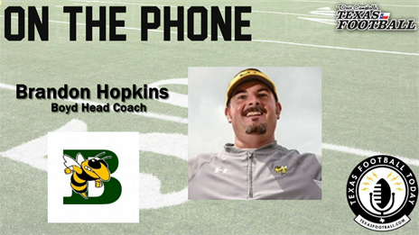 TexasFootball.com Interview: Boyd head coach Brandon Hopkins