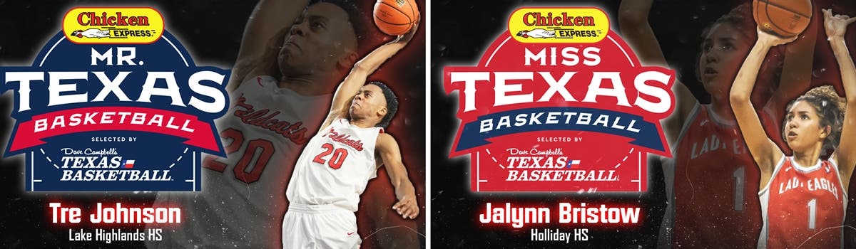 BREAKING: Lake Highlands G Tre Johnson and Holliday F Jalynn Bristow named Mr. and Miss Texas Basketball Players of the Year