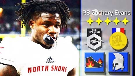 State Champ RB Zachary Evans is Named First DCTF Five-Star