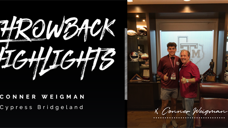 Throwback Thursday: Aggies QB commit Conner Weigman throws a dart for a TD