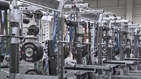 The Unbelievable Weight Room at Bastrop High School Courtesy of Dynamic Fitness