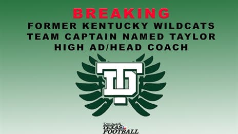Former Kentucky Wildcats team captain named Taylor High AD/head coach