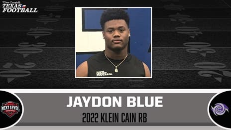 Recruiting Scoop: Klein Cain 2022 RB Jaydon Blue
