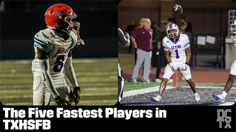 The Five Fastest Players in TXHSFB