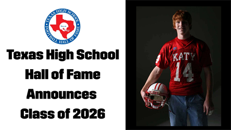 Texas High School Hall of Fame Announces Class of 2026