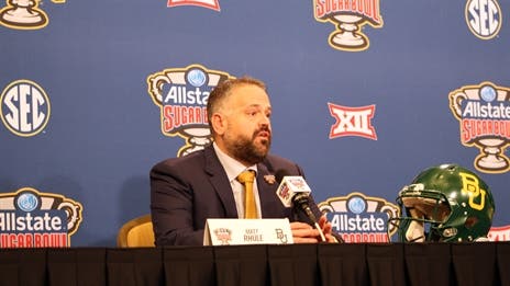 'You shouldn't mess with happy': Matt Rhule unfazed by NFL speculation