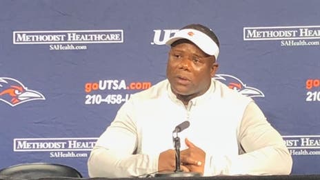 UTSA football: Frank Wilson addresses the Roadrunners' first win, looks ahead to C-USA play