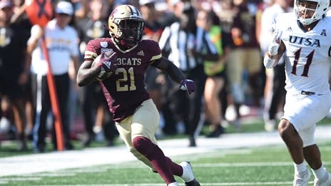 Reports: Texas State RB Ismail Mahdi enters Transfer Portal