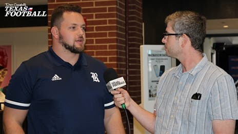 Conference USA Media Day: Rice OL Shea Baker