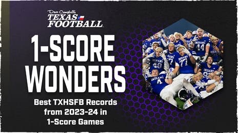 One-Score Wonders: Best TXHSFB Records from 2023-24