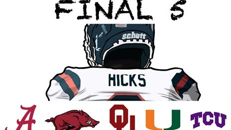 Four-star Kalib Hicks breaks down Top 5 of Alabama, Arkansas, Miami, Oklahoma and TCU