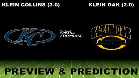 Preview & Prediction: Klein Collins (3-0) vs Klein Oak (2-0)