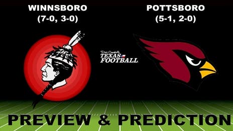 TexasFootball.com Interview: Winnsboro (7-0, 3-0) at Pottsboro (5-1, 2-0)