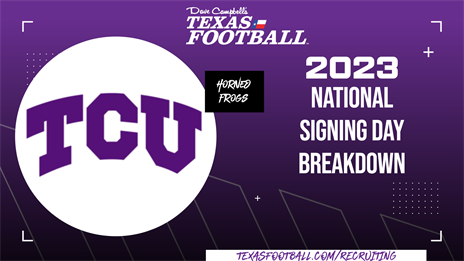 2023 National Signing Day Breakdown: TCU Horned Frogs
