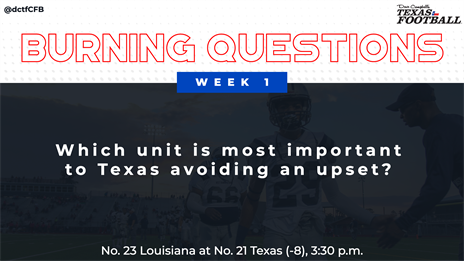 College Football Burning Questions: Week 1