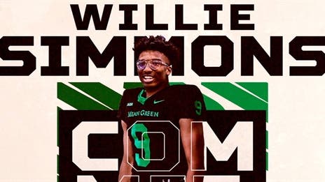 UNT Commit Willie Simmons Leading Through the Tough Times